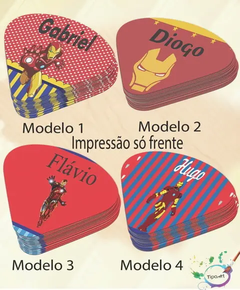Ventarolas Personalizadas-homem de Ferro