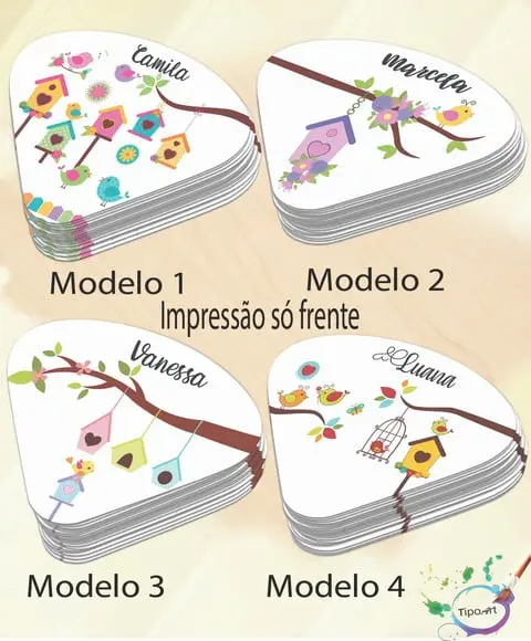 Ventarolas Personalizadas-jardim Encantado