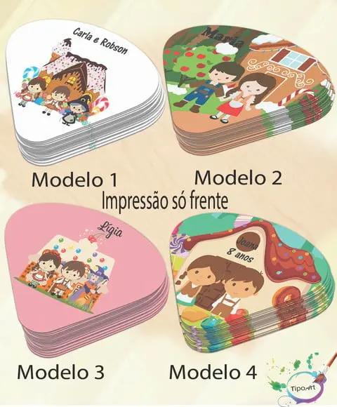 Ventarolas Personalizadas-joão e Maria