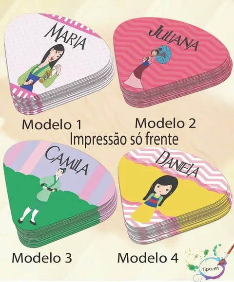 Ventarolas Personalizadas-mulan