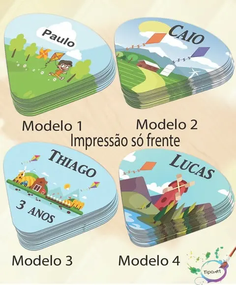 Ventarolas Personalizadas-pipa e Catavento