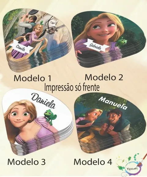 Ventarolas Personalizadas-rapunzel
