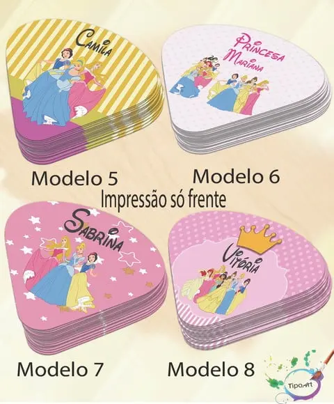 Ventarolas Personalizadas-princesas