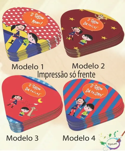 Ventarolas Personalizadas-show da Luna