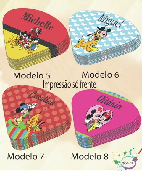 Ventarolas Personalizadas-turma do Mickey