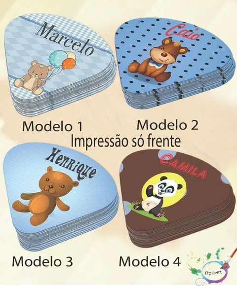 Ventarolas Personalizadas-ursinho
