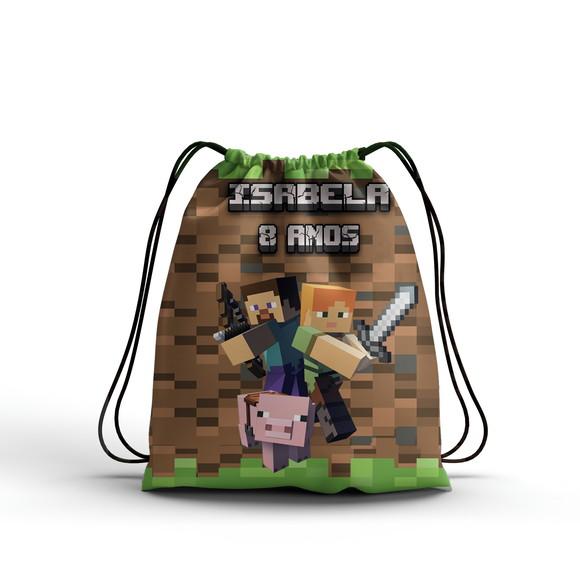 25 Kits Lembrancinha Minecraft Mochilinha Todos os Temas