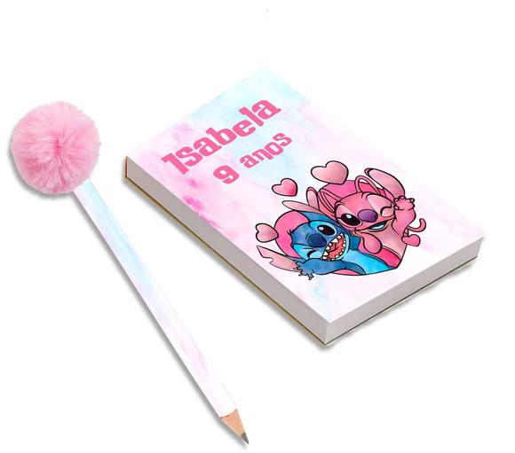 Bloquinho para Rascunho Stich e Angel