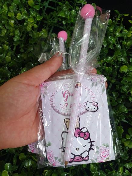 Bloquinho para Rascunho+ Lápis Hello Kitty