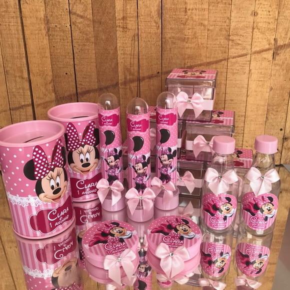 Kit Minie Rosa - Completo com 50 Itens