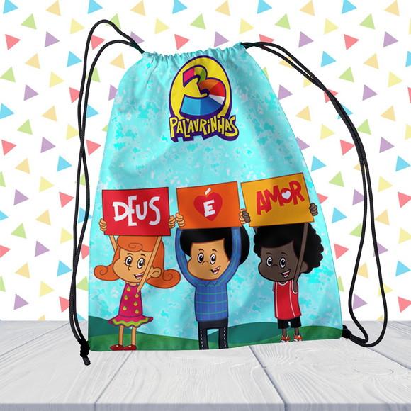 Lembrancinha 3 Palavrinhas Mochilinha Todos os Temas