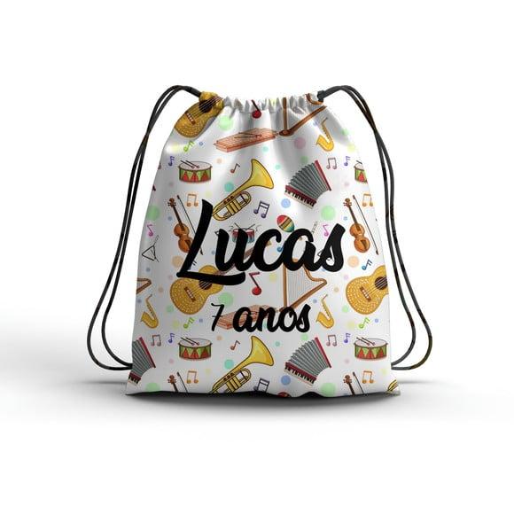 Lembrancinha Instrumentos Musicais Mochilinha Todos os Temas