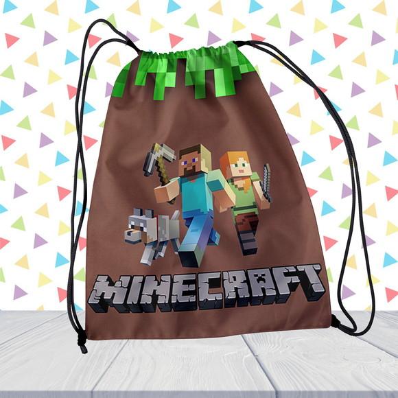 Lembrancinha Minecraft Mochilinha Todos os Temas
