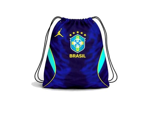 Mochilinha Saco Tema Copa 2026 Brasil Personalizada