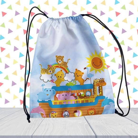 Mochilinha Noé Personalizada Lembrancinha Festa