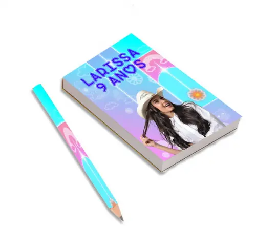 Bloquinho para Rascunho + Lapis Ana Castela