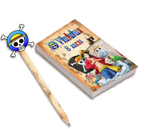 Bloco Rascunho 10x14 One Piece Espiral