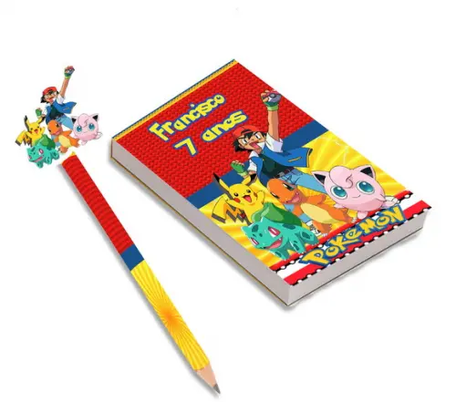 Bloquinho para Rascunho a Pokemon