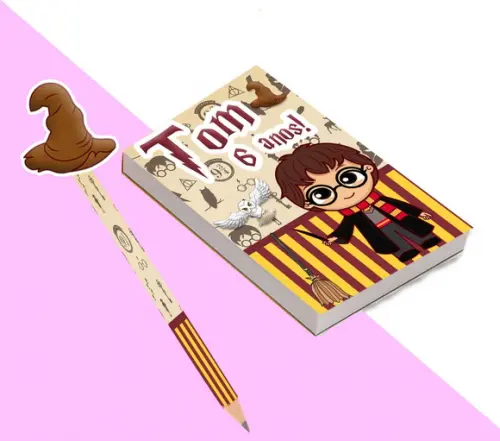 Bloquinho para Rascunho Harry Potter