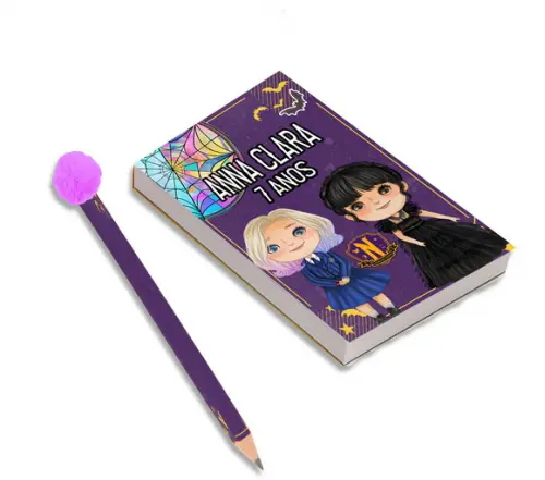 Bloquinho para Rascunho Wandinha( Somente o Bloco )