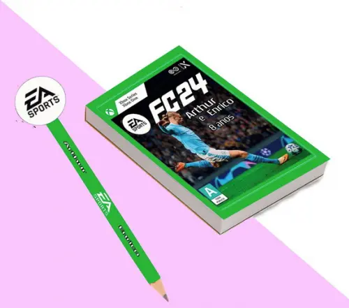 Bloquinho para Rascunho+ Lápis Fc2024 Xbox