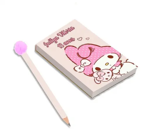 Bloquinho para Rascunho+ Lapis My Melody