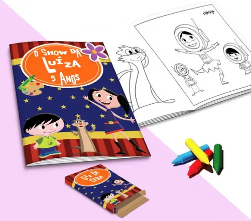Kit 30 Unidades de Livro + Mochila Show da Luna