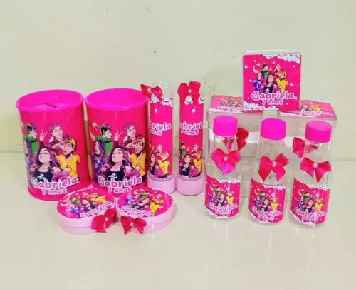 Kit Lembrancinhas Tema os Rosas 50pcs
