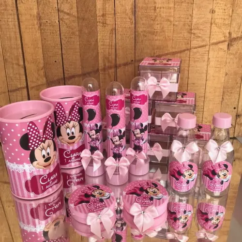 Kit Minie Rosa - Completo com 50 Itens