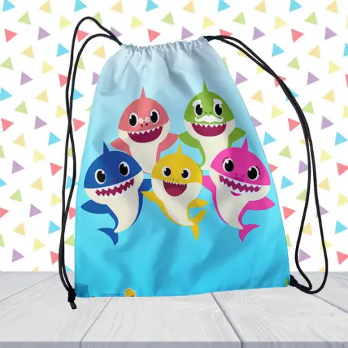 Lembrancinha Baby Shark Mochilinha Todos os Temas