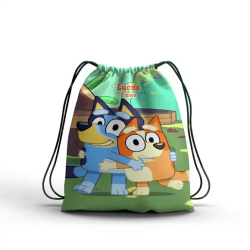 Lembrancinha Bluey e Bingo Mochilinha Pronta Entrega 34 Unid