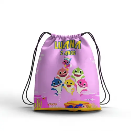 Lembrancinha Baby Shark Mochilinha Todos os Temas