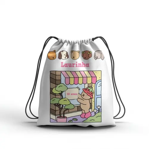 Lembrancinha Bobbie Goods Mochilinha 25x30