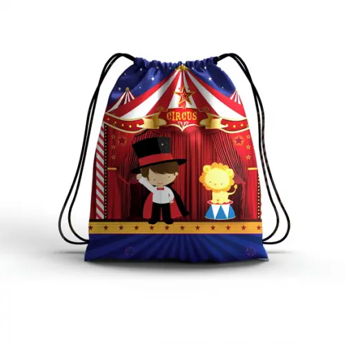 Lembrancinha Circo Mochilinha Todos os Temas