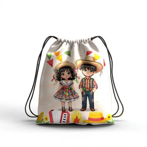 Lembrancinha Festa Junina Mochilinha Todos os Temas