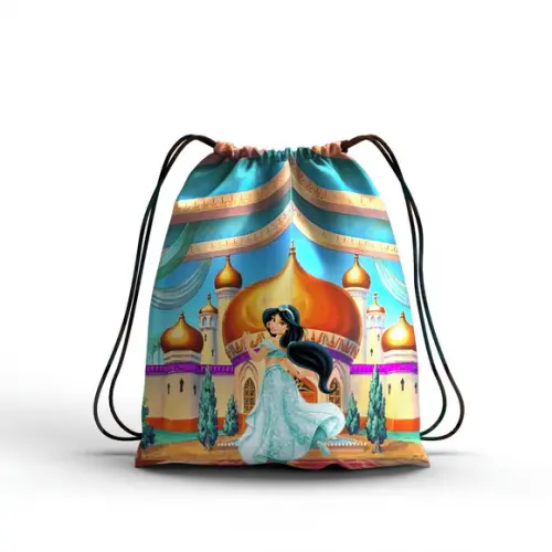 Lembrancinha Jasmine Azul Mochilinha Todos os Temas