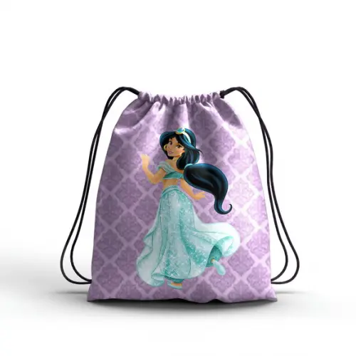 Lembrancinha Jasmine Lilas Mochilinha Todos os Temas