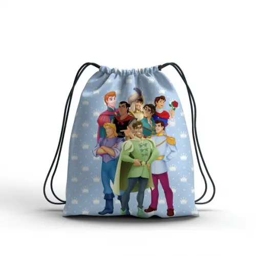 Lembrancinha Princípes da Disney Mochilinha Todos os Temas