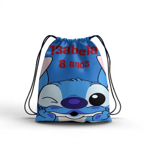 Lembrancinha Stich Mochilinha Todos os Temas