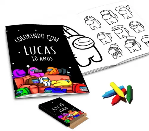 Livro Colorir Among Us 10x15