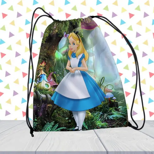 Mochilinha Alice Personalizada Lembrancinha Festa