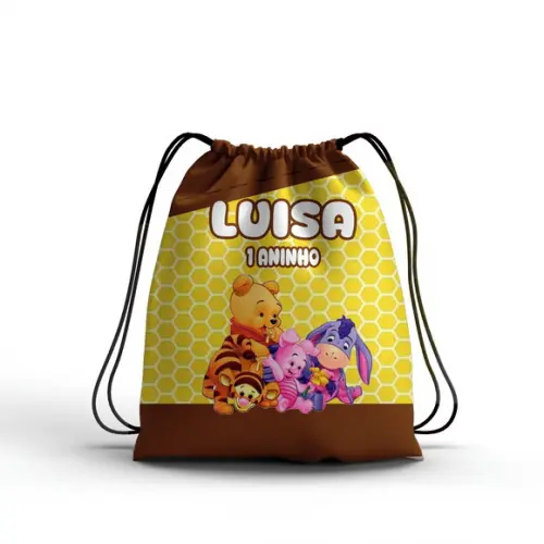 Mochilinha Personalizada Ursinho Pooh