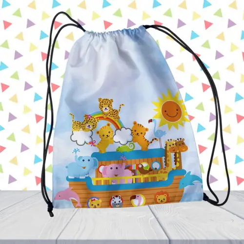 Mochilinha Noé Personalizada Lembrancinha Festa