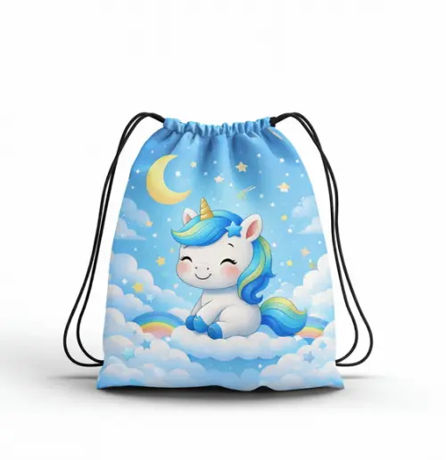 Mochilinha Personalizada Unicornio Menino