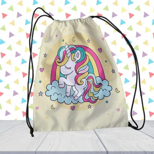 Mochilinha Unicórnio Personalizada Lembrancinha Festa