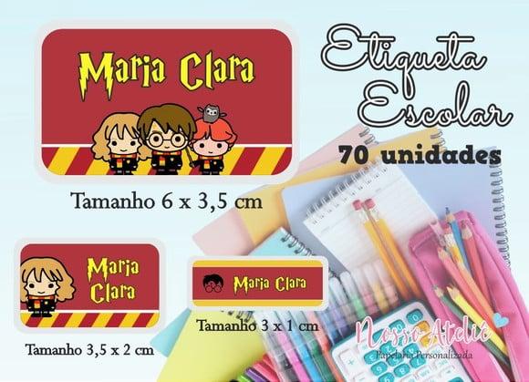 4 Kits Etiqueta Escolar - com Desconto