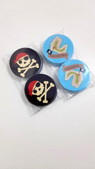 Adesivo 5 cm - Piratas