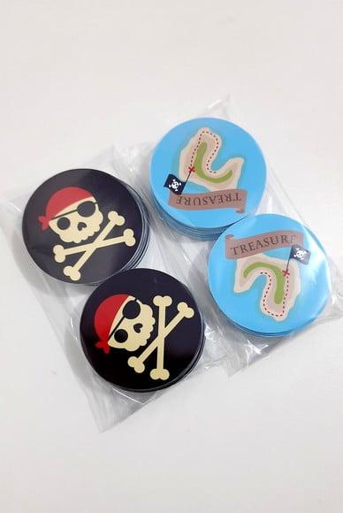 Adesivo 5 cm - Piratas