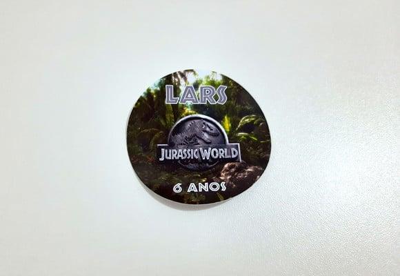 Adesivo 5 cm Dinossauro