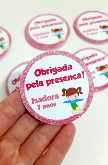 Adesivo 5 cm Ginástica Ritmica